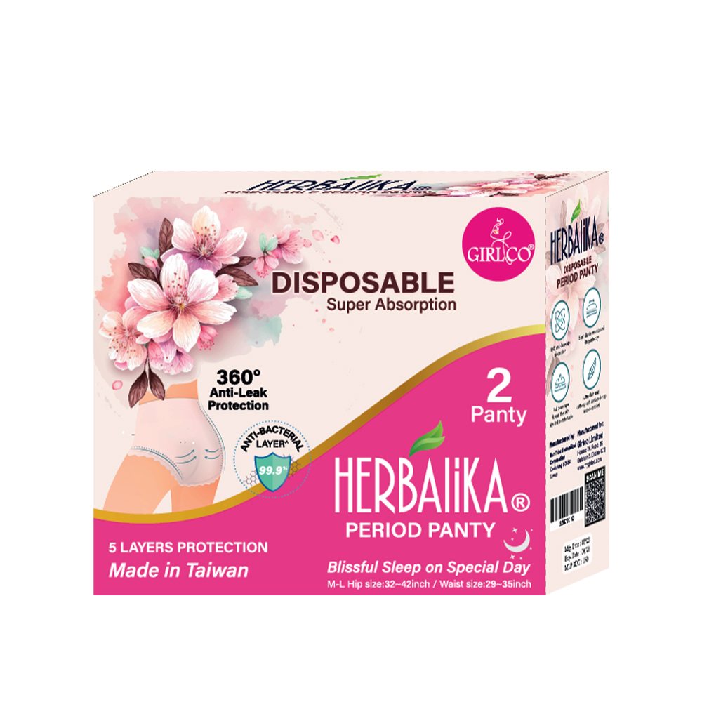 Herbalika Disposable Period Panty for Women - Maternity Panties